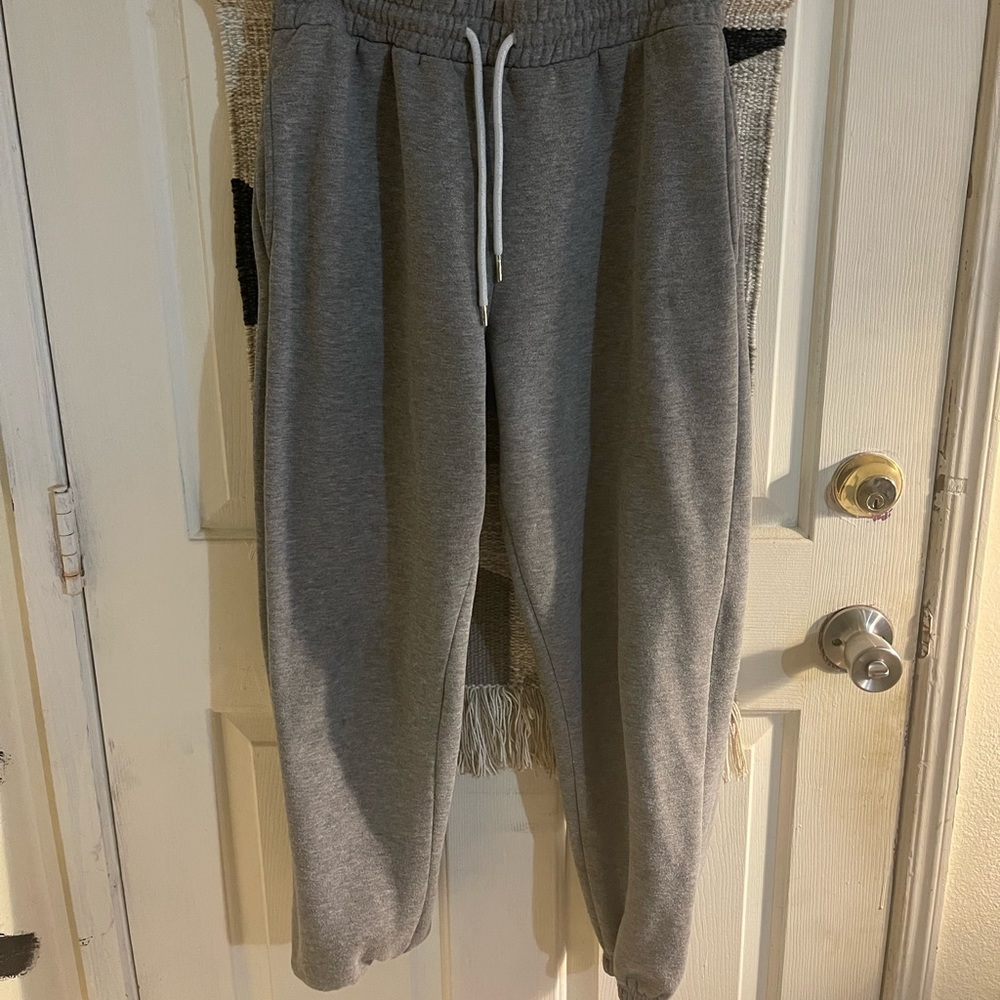 Grey sweats